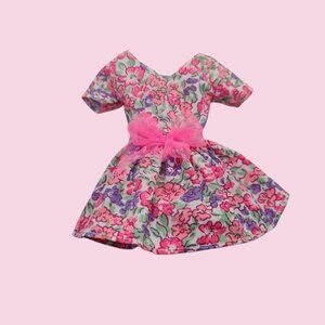 Auth. 90's VINTAGE BARBIE FLORAL MINI DRESS